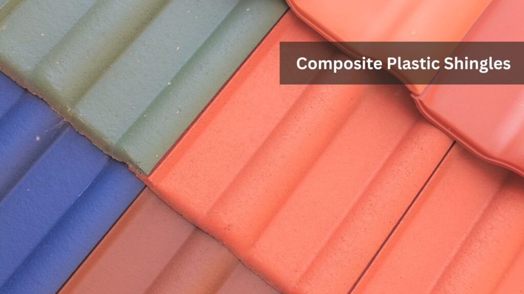 Composite plastic roof shingles color sample LegendsGA
