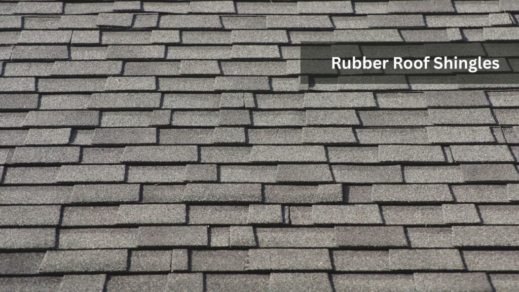 Rubber roof shingles textured surface LegendsGA