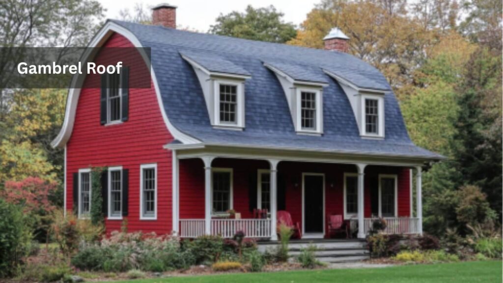 Gambrel roof design with dormer windows on residential home LegendsGA