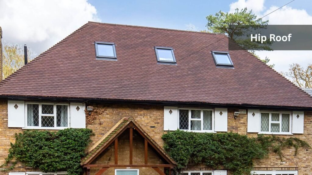Hip roof design with asphalt shingles on residential home LegendsGA