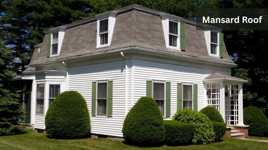 Mansard roof home exterior view LegendsGA