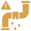 Icon image for leaking pipe joints