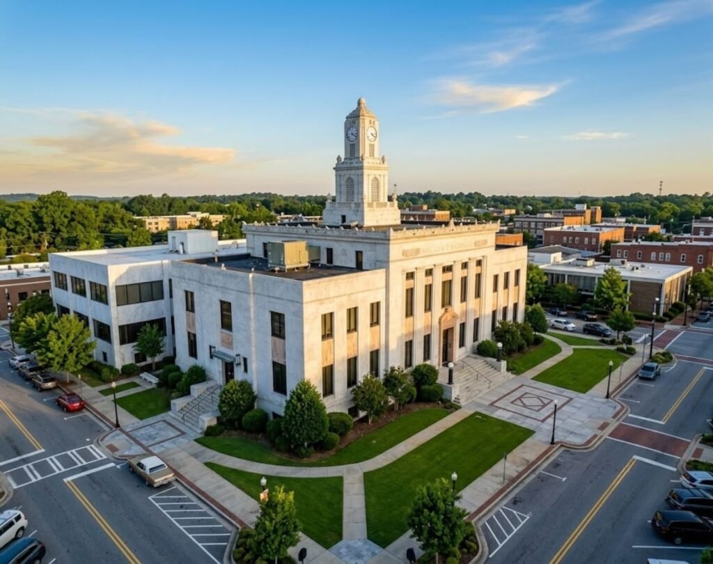 Hall County courthouse, Hall County, GA