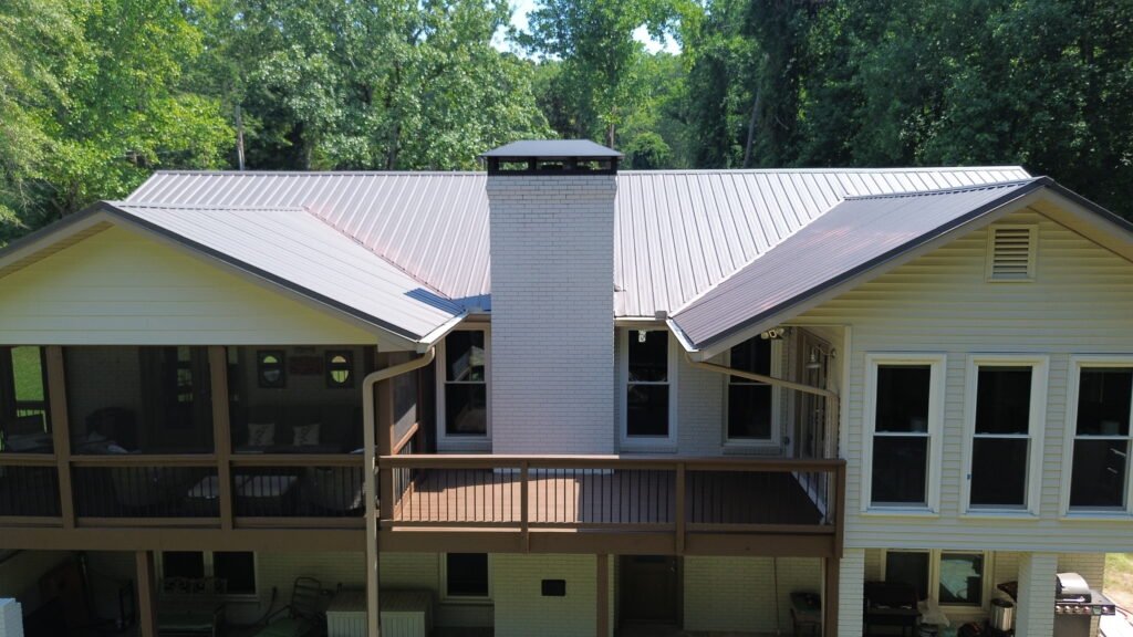 Roofing Contractor services in Powder Springs, GA repairing a leaking roof valley to protect the home from water intrusion
