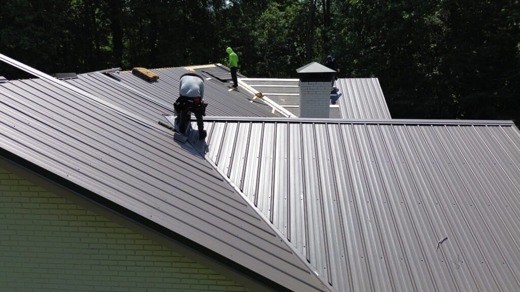 Single-family home serviced by a trusted Roofing Contractor in Kennesaw, GA completing a residential roof replacement