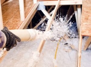 Leakage due to Damp or sagging insulation in attics