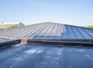 Close-up of asphalt shingles, roof inspection by Legends Restoration and Group